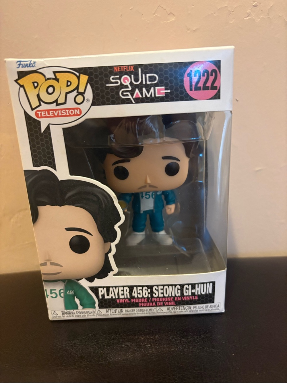 Funko Pop! Squid Game Player 456 Seong Gi-Hun - Teal and White